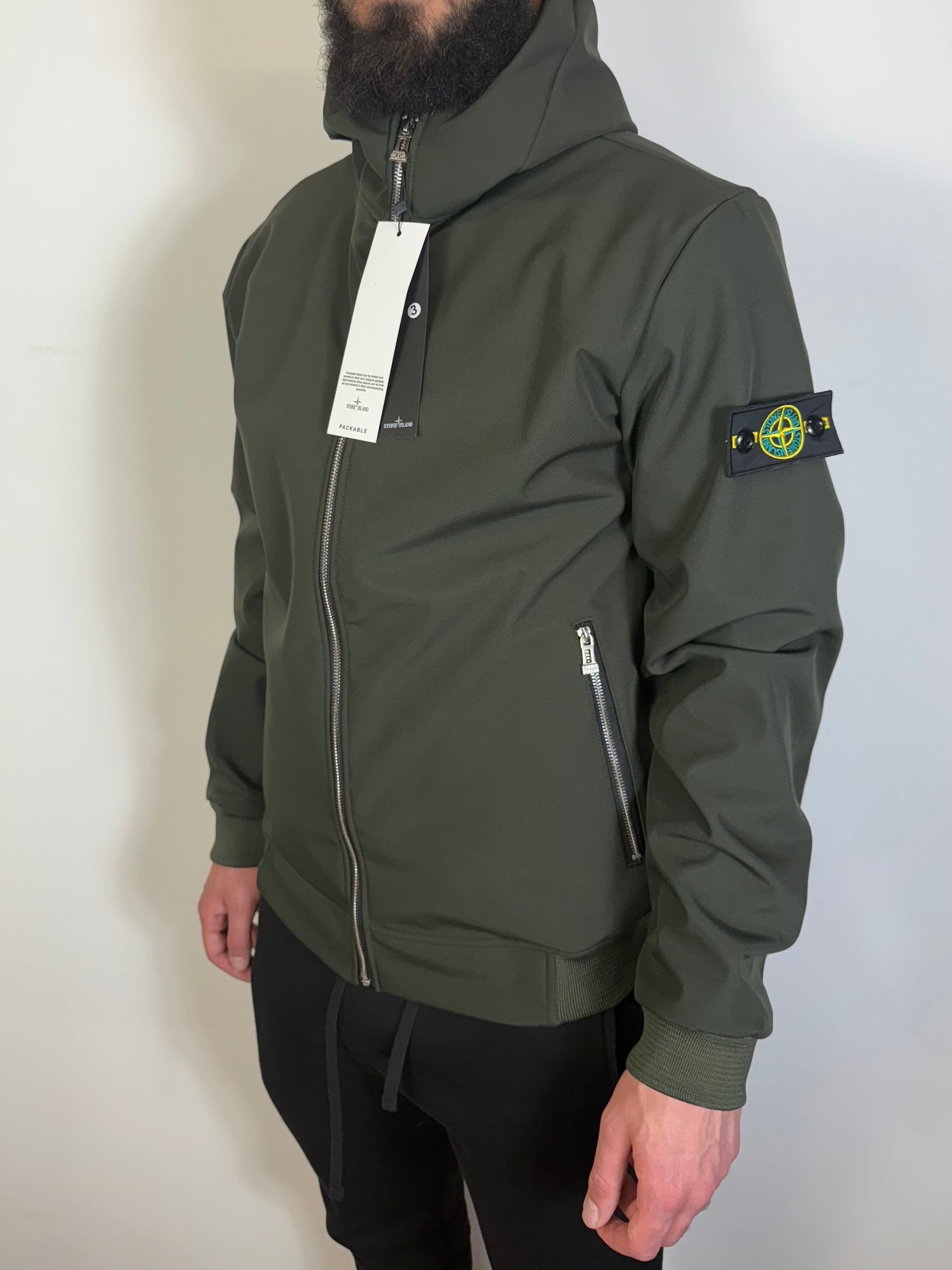 STONE ISLAND SOFTSHELL GROEN