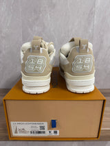 LV Skate Trainers Beige Wit