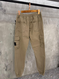 CARGO PANT STONE ISLAND RITS LICHT BEIGE
