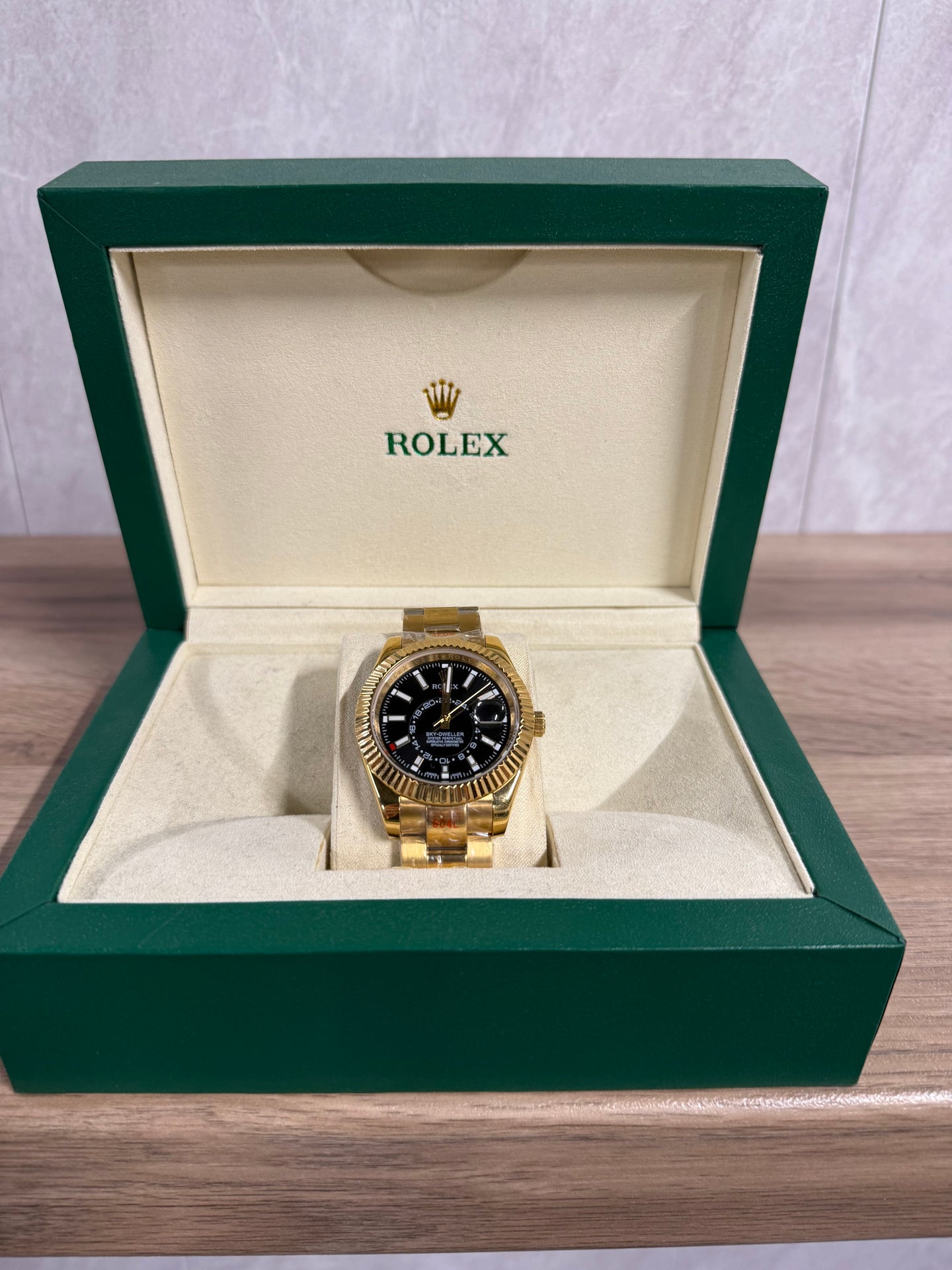 Rolex Sky Dweller Goud / Zwart (AUTOMAAT)