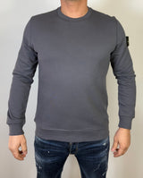 STONE ISLAND SWEATER INDIGO (met ghost logo)