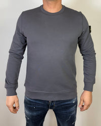 STONE ISLAND SWEATER INDIGO (met ghost logo)