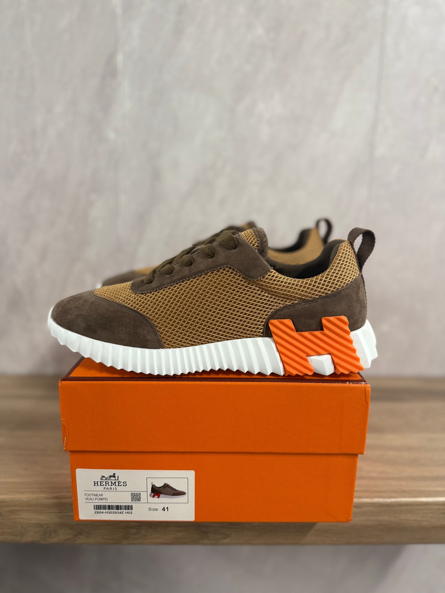 Hermes Bouncing Sneakers Bruin
