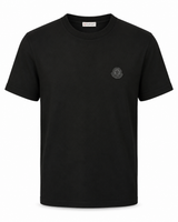 T-Shirt Moncler Zwarte Logo Zwart