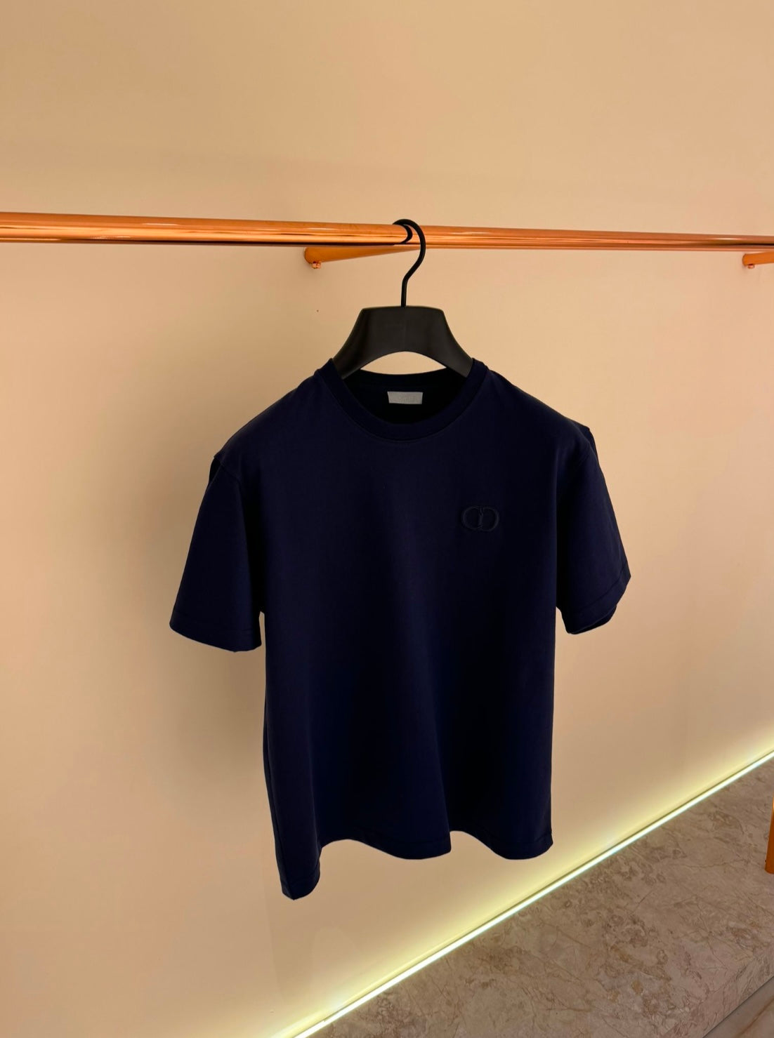 Christian Dior CD T-Shirt Donker Blauw
