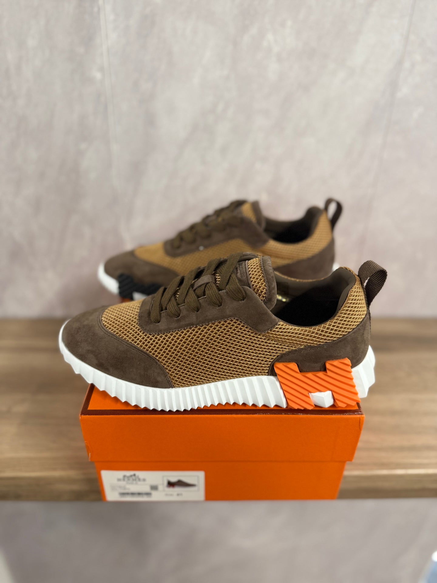 Hermes Bouncing Sneakers Bruin