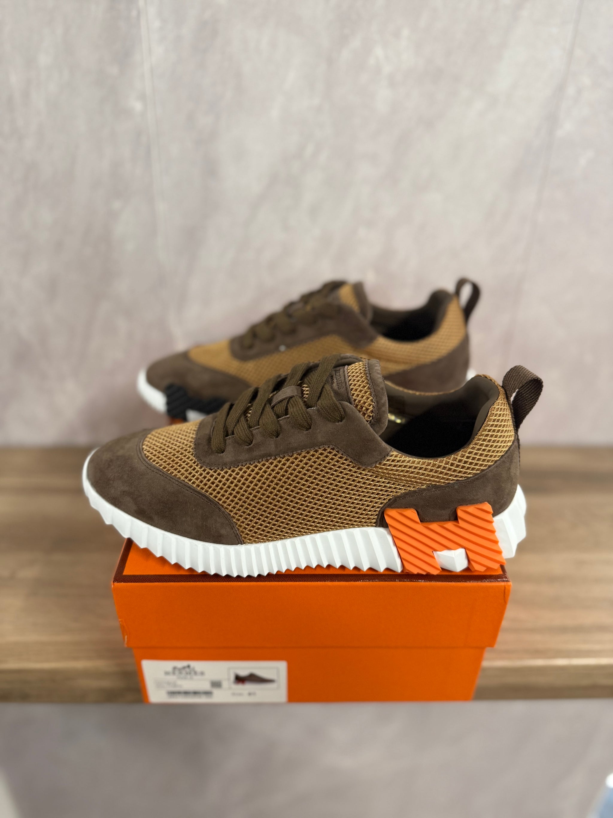 Hermes Bouncing Sneakers Bruin