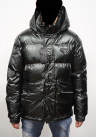 PRADA WINTERJAS ZWART GLANS (zakken)