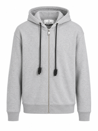 LOEWE VEST HOODIE MET RITS GRIJS