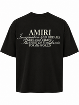 T-Shirt Amiri Imagination Zwart
