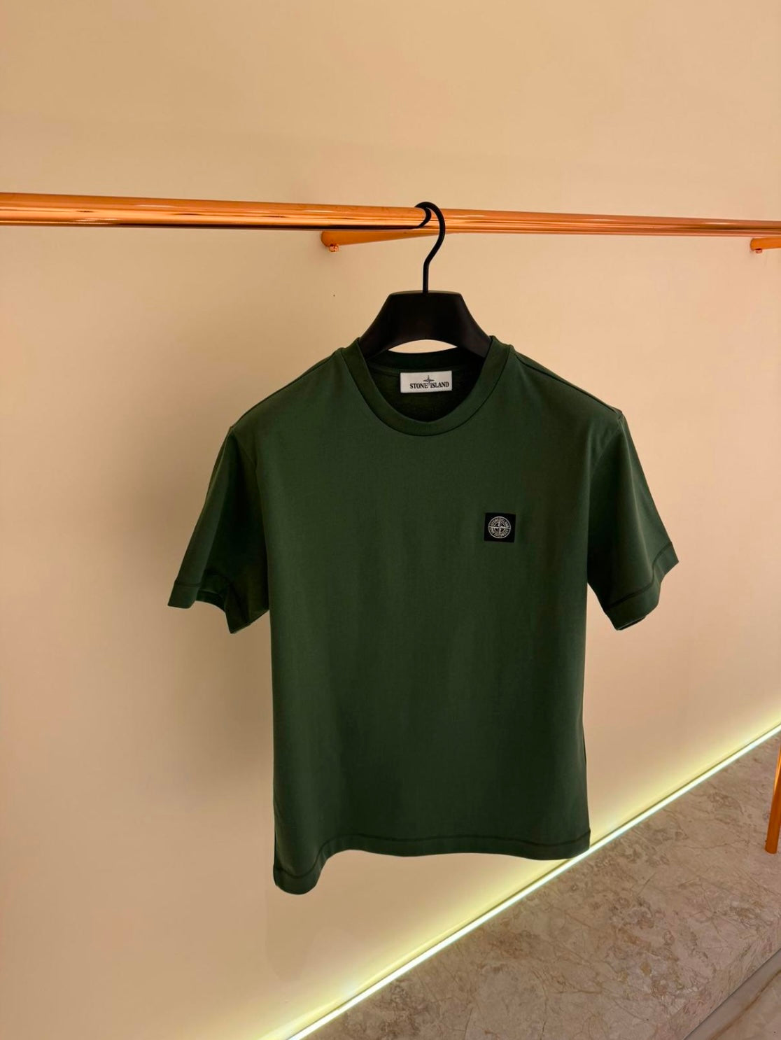 Stone Island T-Shirt Groen (basic)
