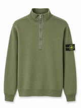 STONE ISLAND SWEATER ZIP GROEN ELITE