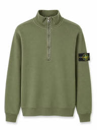 STONE ISLAND SWEATER ZIP GROEN ELITE