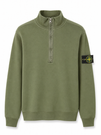 STONE ISLAND SWEATER ZIP GROEN ELITE