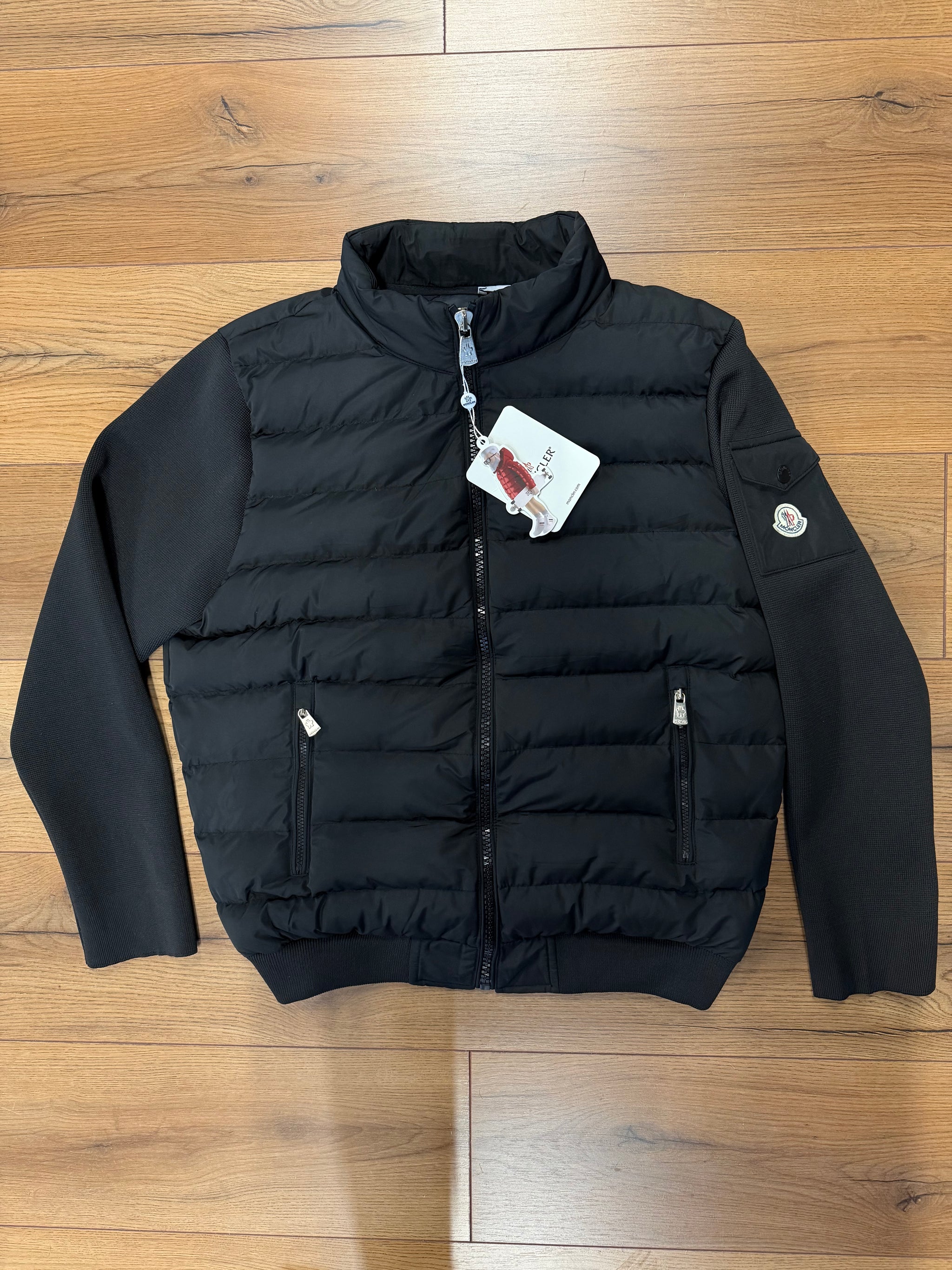 MONCLER TRIKOT JACKET ZWART (ZAK)