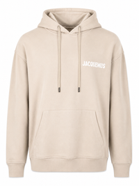 JACQUEMUS HOODIE BEIGE