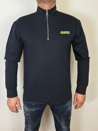 GUCCI ZIP SWEATER NAVY