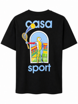 T-Shirt Casablanca Sport Zwart