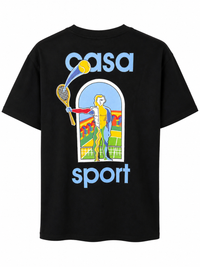 T-Shirt Casablanca Sport Zwart