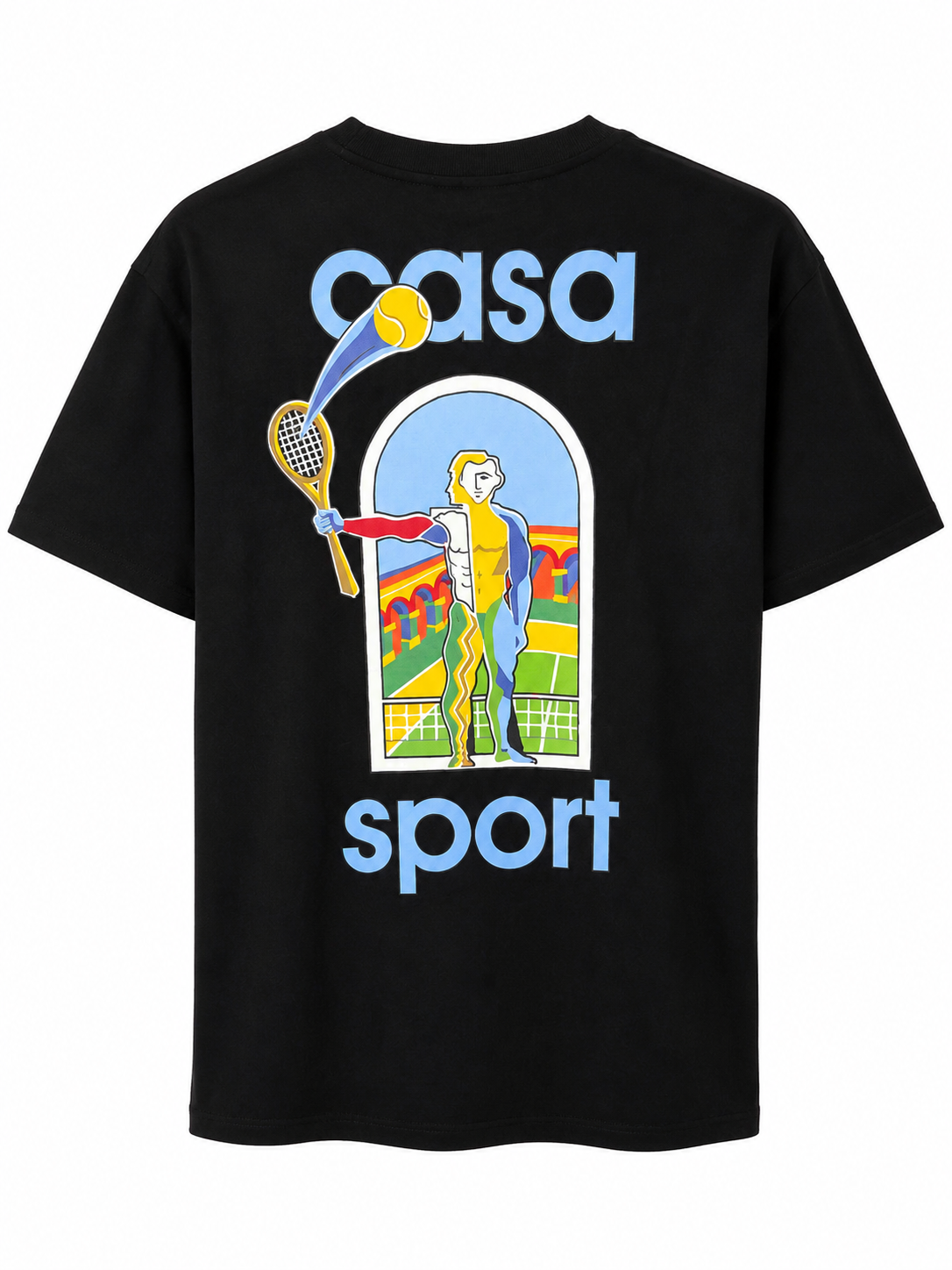 T-Shirt Casablanca Sport Zwart