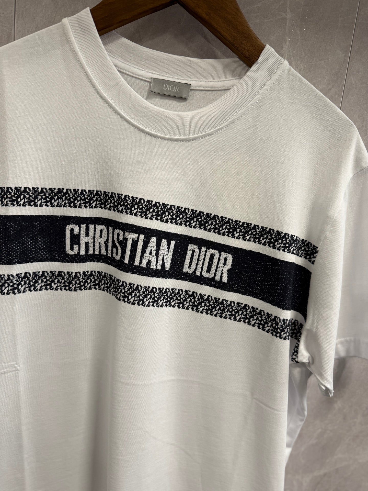 T-Shirt Christian Dior Midden Wit