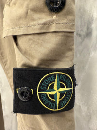 CARGO PANT STONE ISLAND RITS LICHT BEIGE