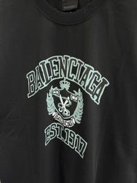 T-Shirt Balenciaga Zwart EST 1917