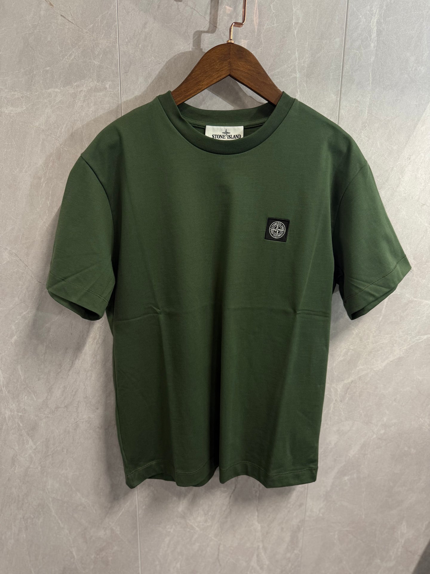 T-Shirt Stone Island Groen (basic)