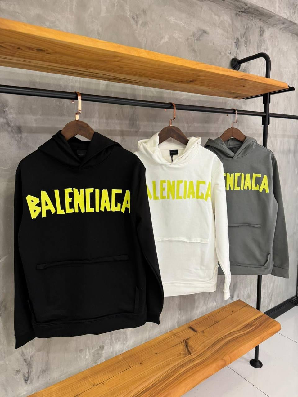 HOODIE BALENCIAGA GRIJS TAPERED