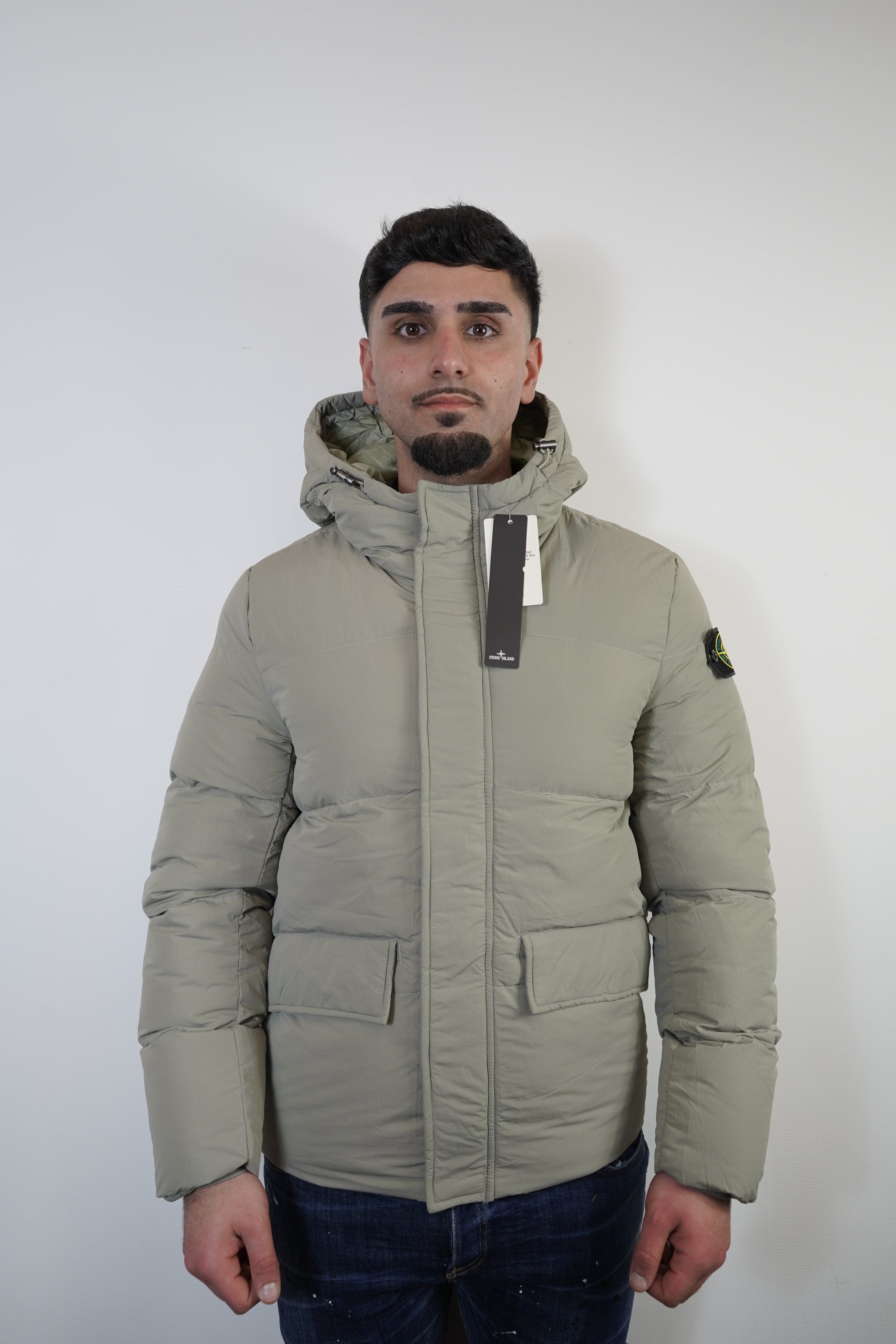 STONE ISLAND DONS WINTERJAS GROEN (zak)
