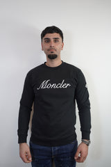 MONCLER SWEATER ZWART GESTIKT