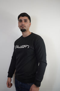 LV SWEATER ZWART (gestikt)