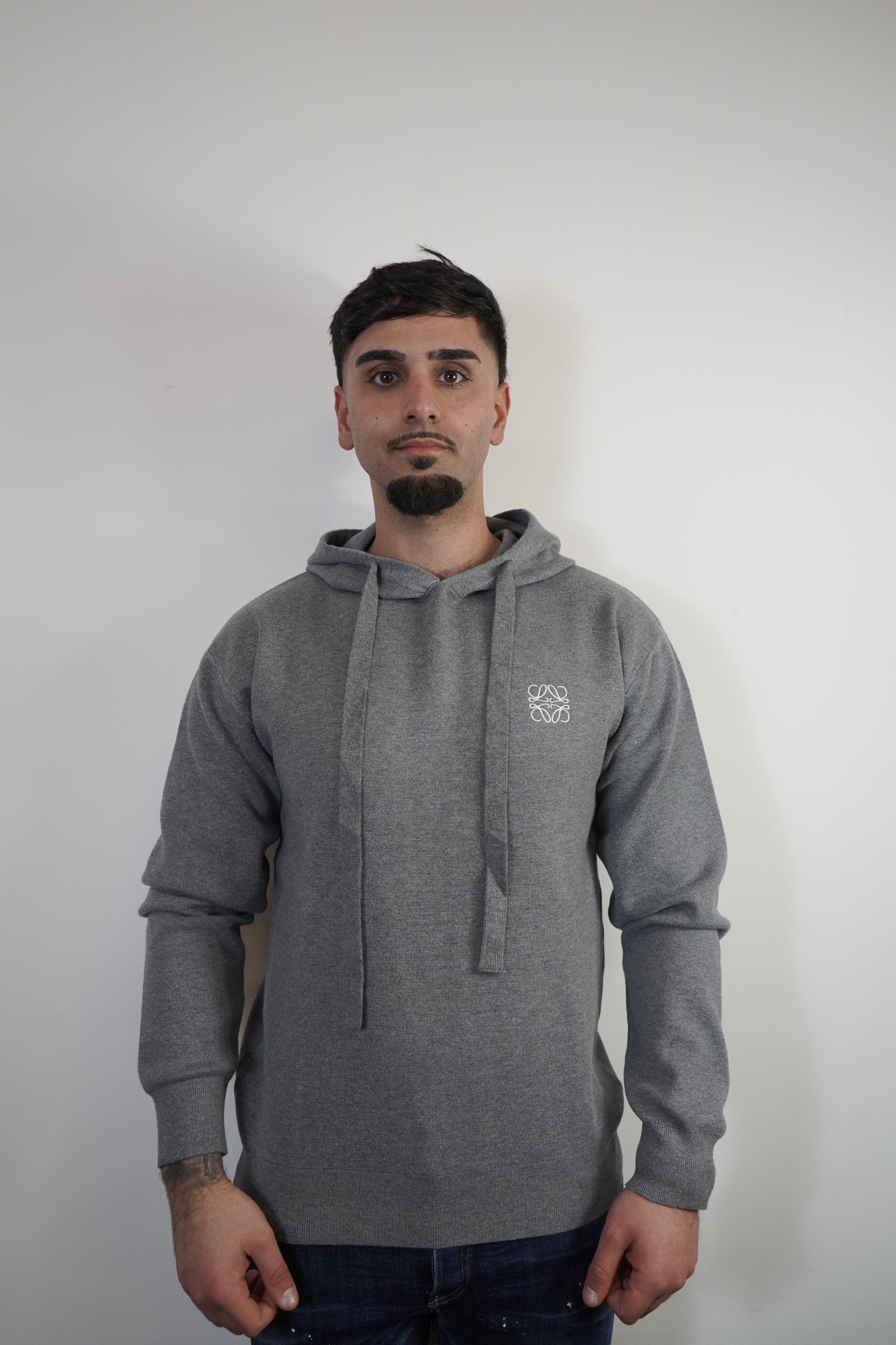 HOODIE LOEWE WOL GRIJS