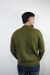 SWEATER AMI PARIS GROEN