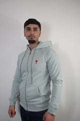 HOODIE AMI PARIS MINT GROEN