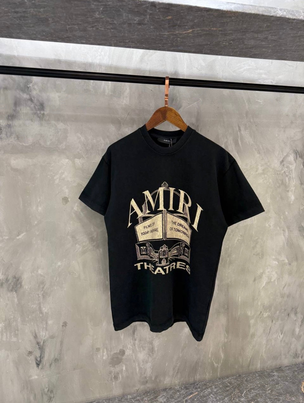 Amiri T-Shirt Zwart / Antraciet Theatres