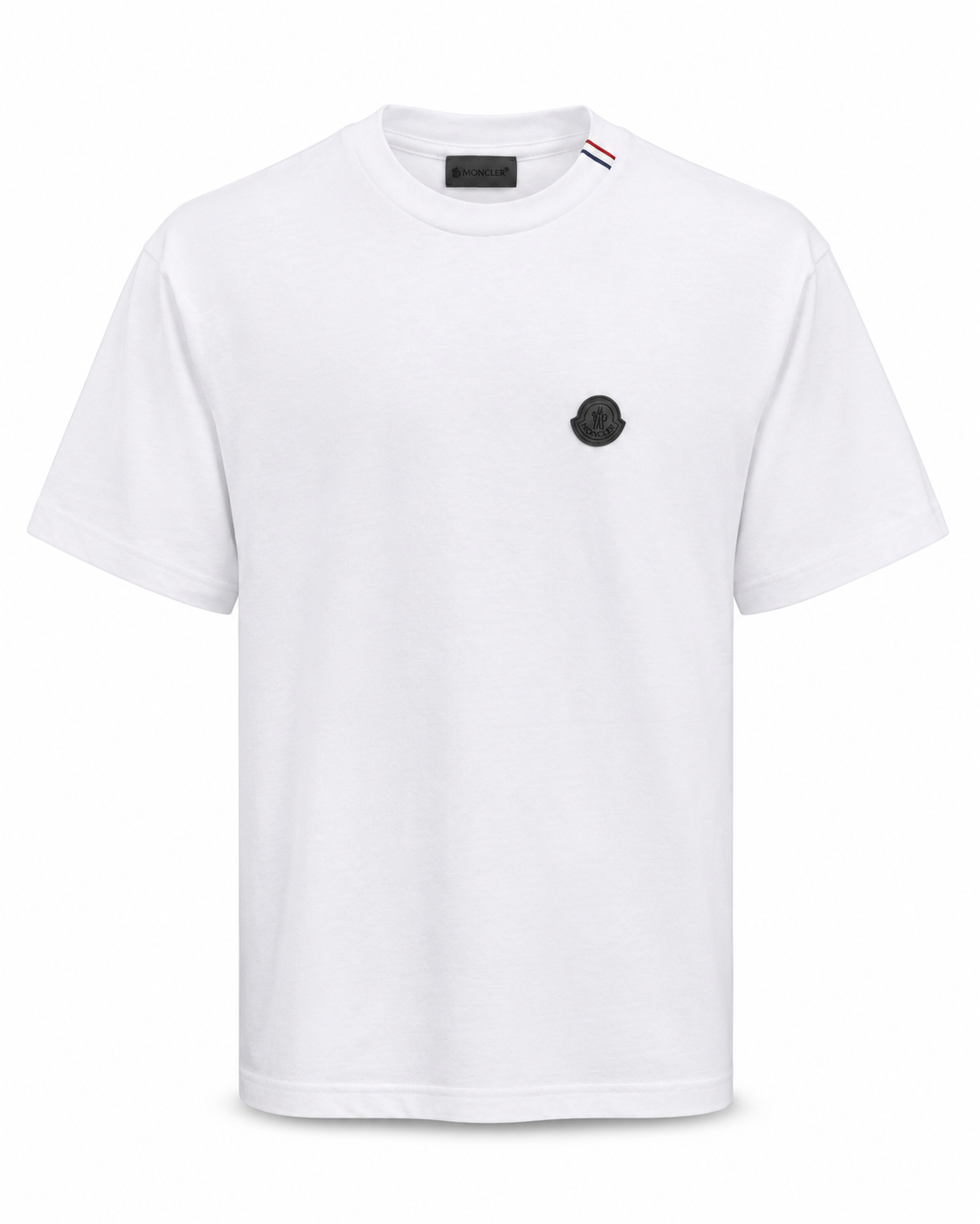 T-Shirt Moncler Hals Wit