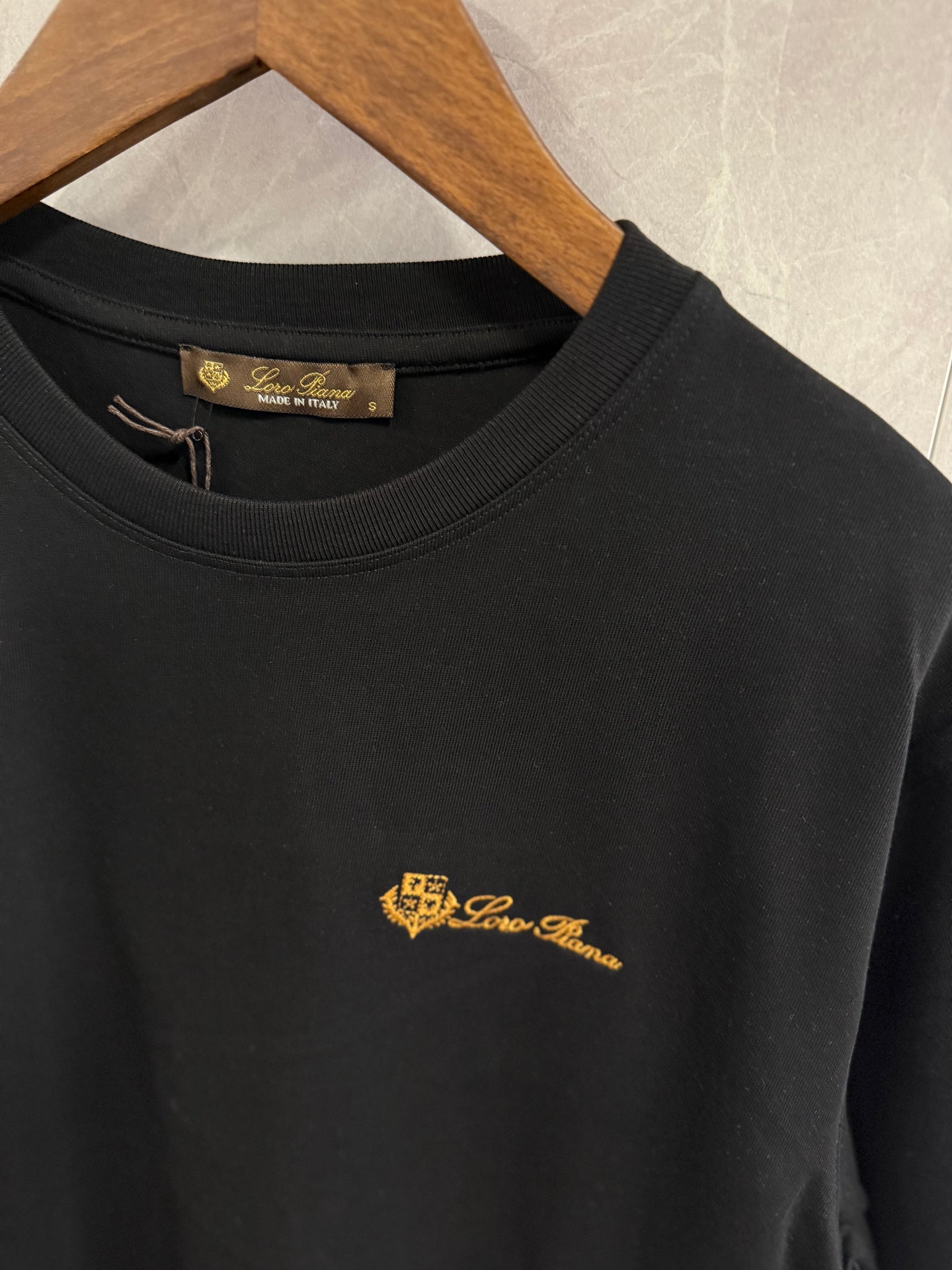 T-Shirt Loro Piana Zwart