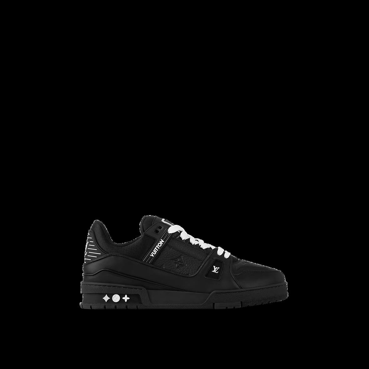 LV Trainer Zwart (zwarte zool)