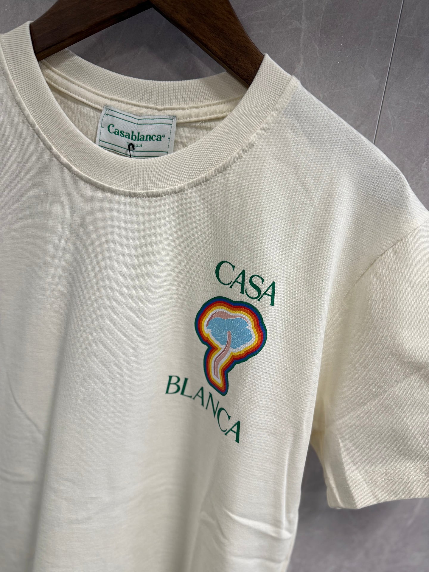 T-Shirt Casablanca Kwal Wit