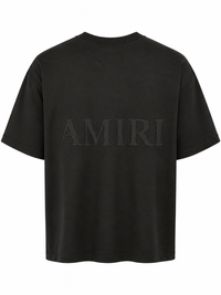 T-Shirt Amiri Geborduurd Zwart