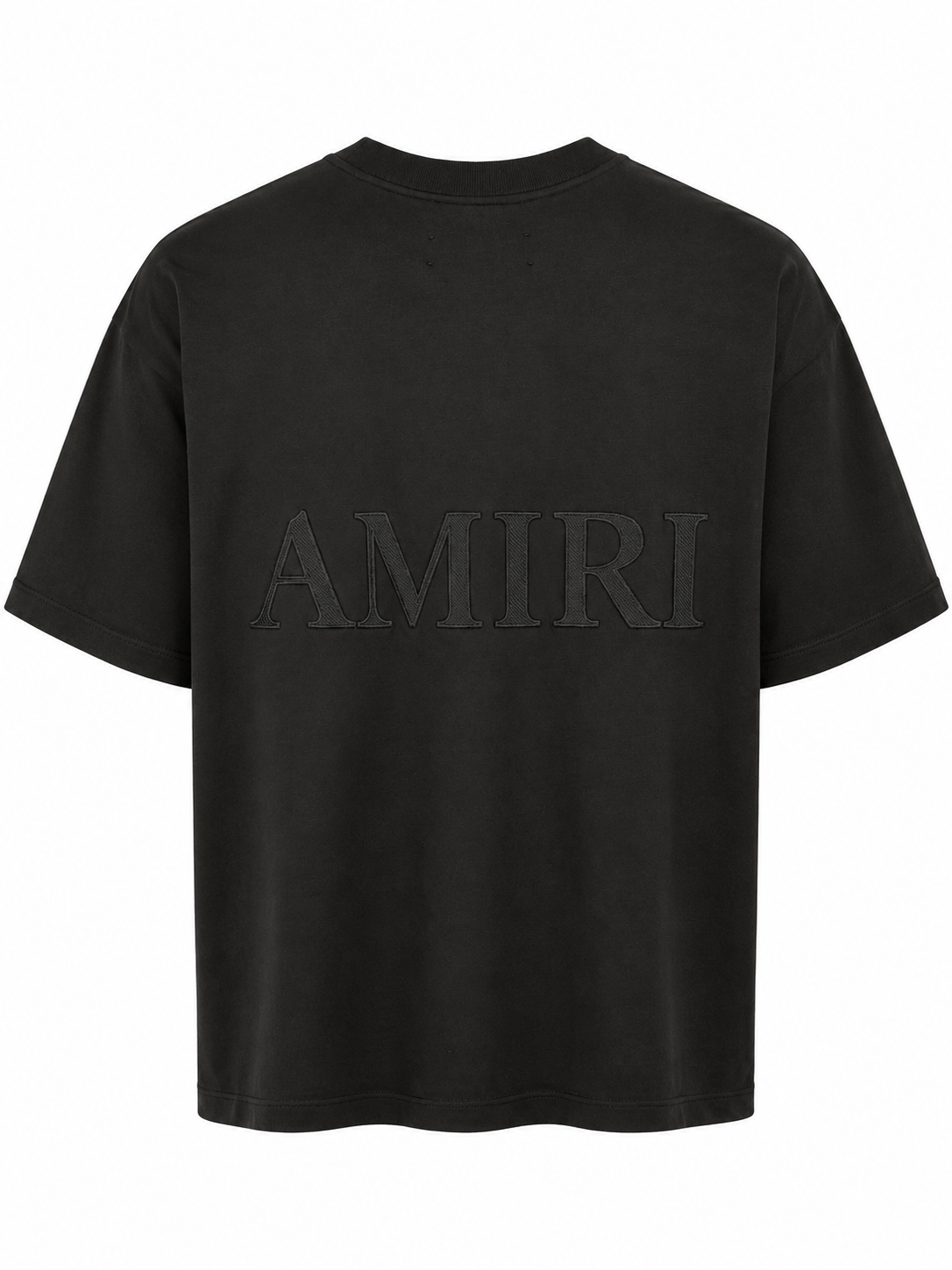 T-Shirt Amiri Geborduurd Zwart