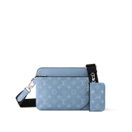 LV TRIO MESSENGER BAG BABY BLAUW