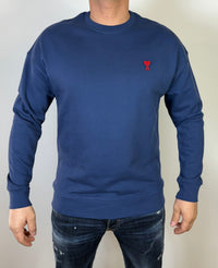 AMI SWEATER BLAUW