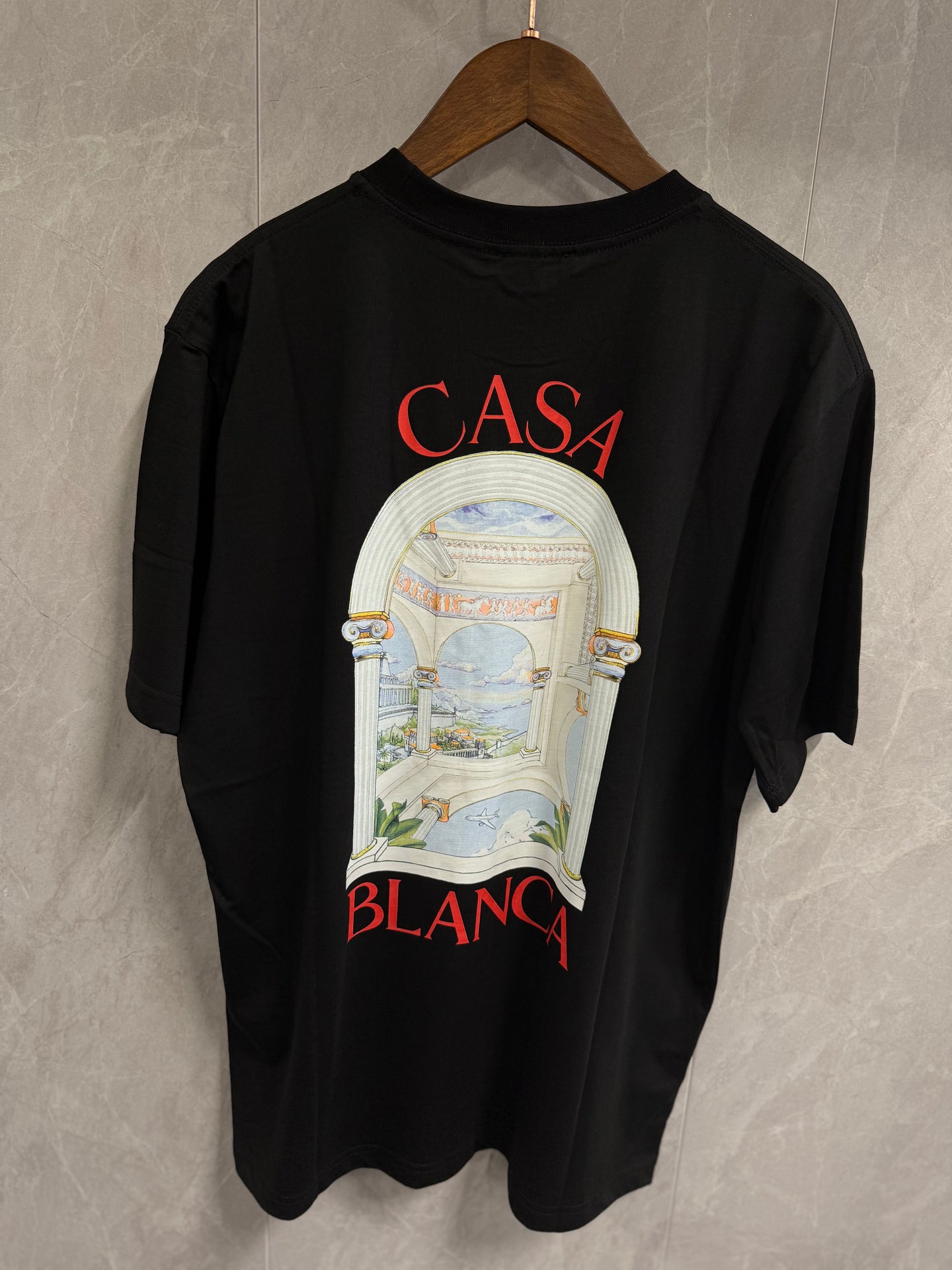T-Shirt Casablanca Paleis Vip Zwart