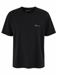 T-Shirt Loro Piana Gestikt Zwart