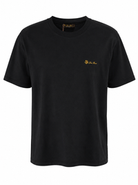 T-Shirt Loro Piana Gestikt Zwart
