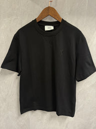 T-Shirt Ami Paris Zwart (zwarte logo)