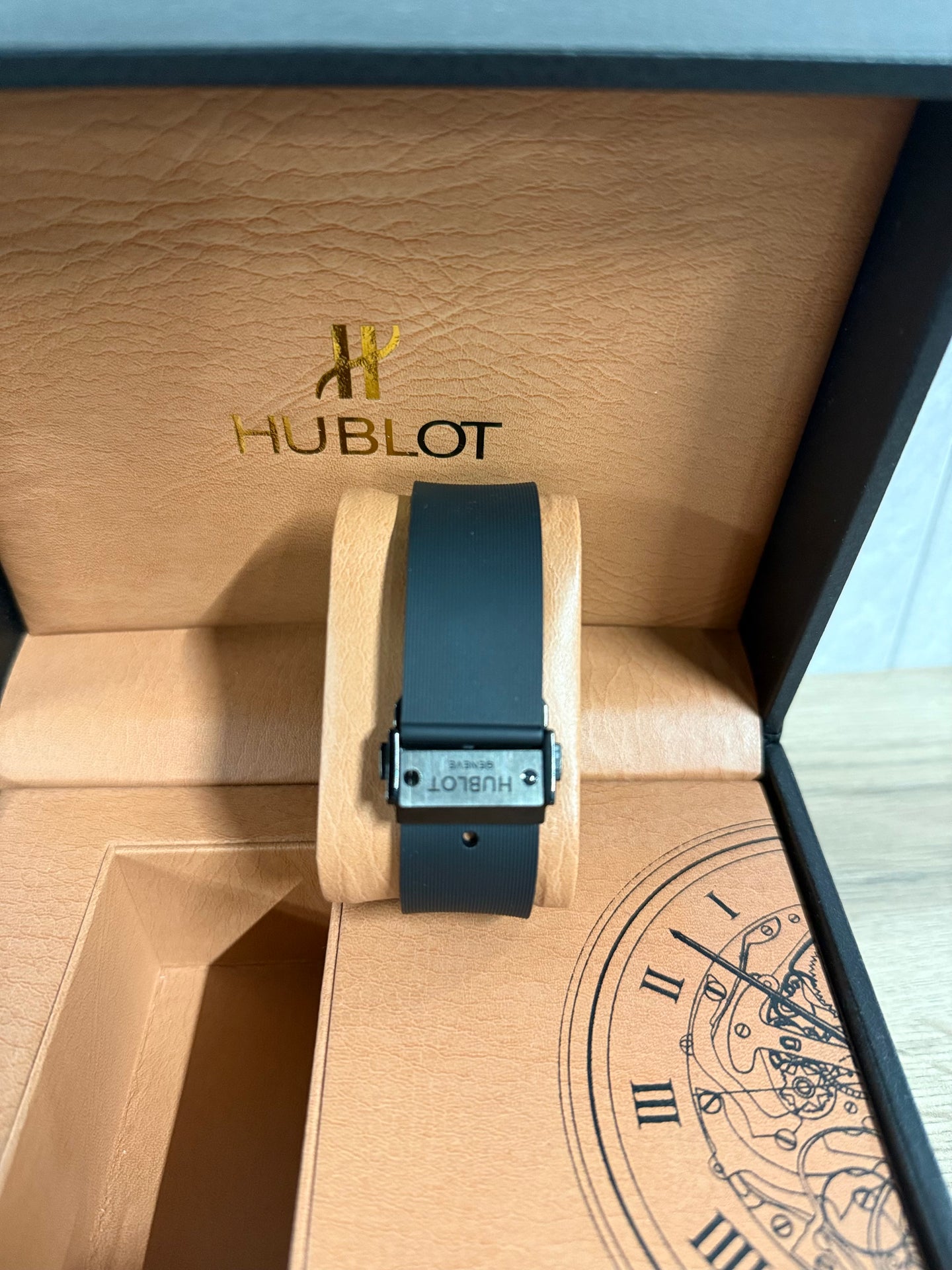 Hublot Zwart Silicone Band (AUTOMAAT)