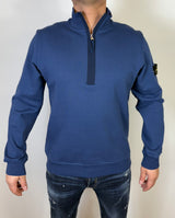 STONE ISLAND SWEATER ZIP BLAUW ELITE